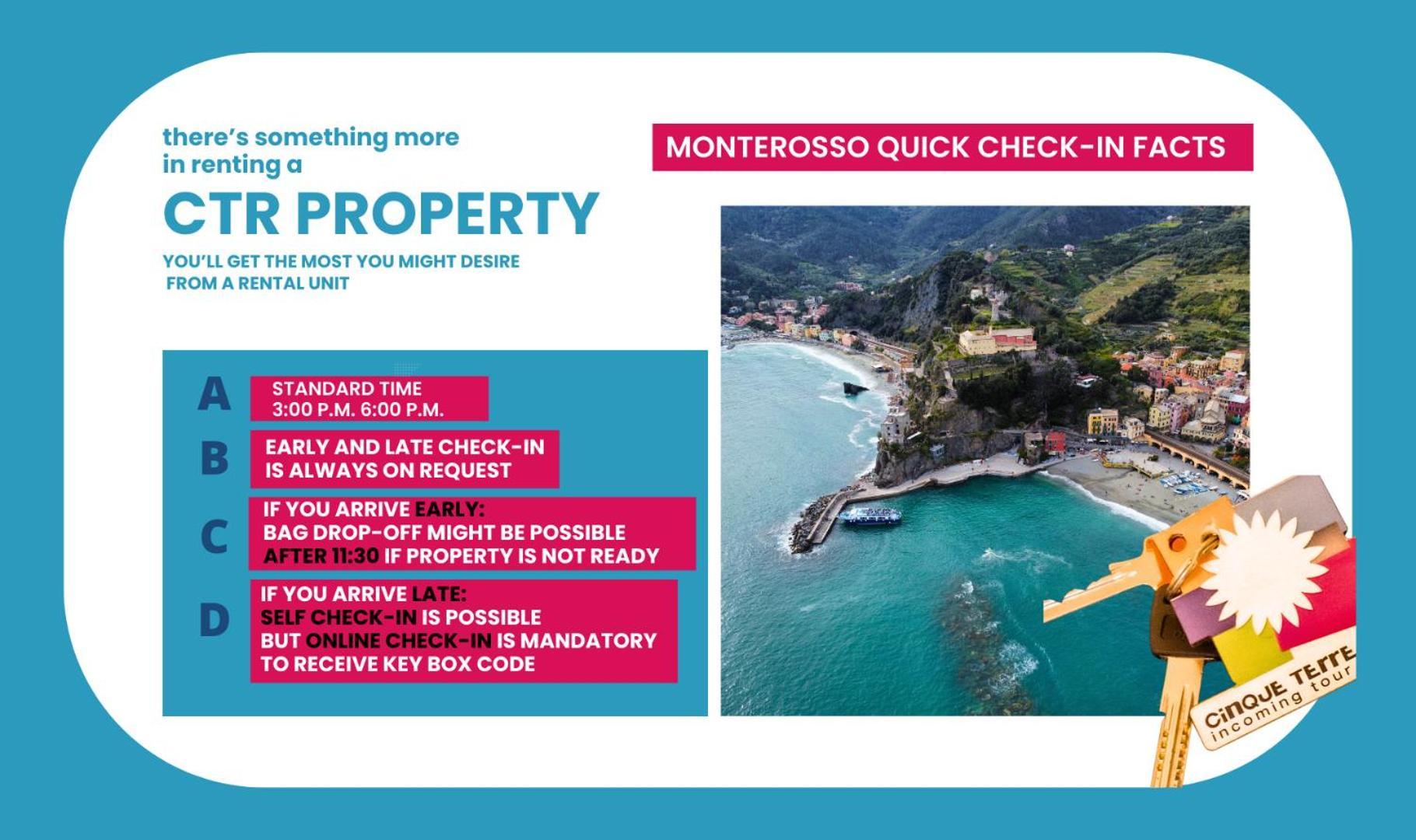 Scimiscia 2-Bedroom Apartment With Ac Monterosso al Mare Exterior foto